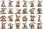 Funny Easter Bunny Clipart Png, an Illustration by designcity5 (Thumbnail 2 of 5)