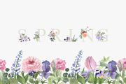 Spring bouquet watercolor clipart, a Decorative Illustration by Love Watercolor Store (Thumbnail 9 of 9)