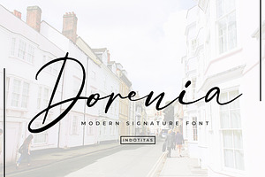 Dorenia Signature Font