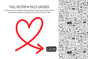 Social Media Illustration-Icon Pack, an Outline Icon by Pingebat (Thumbnail 4 of 7)