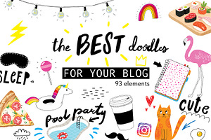 The BEST Doodles Set For Your Blog