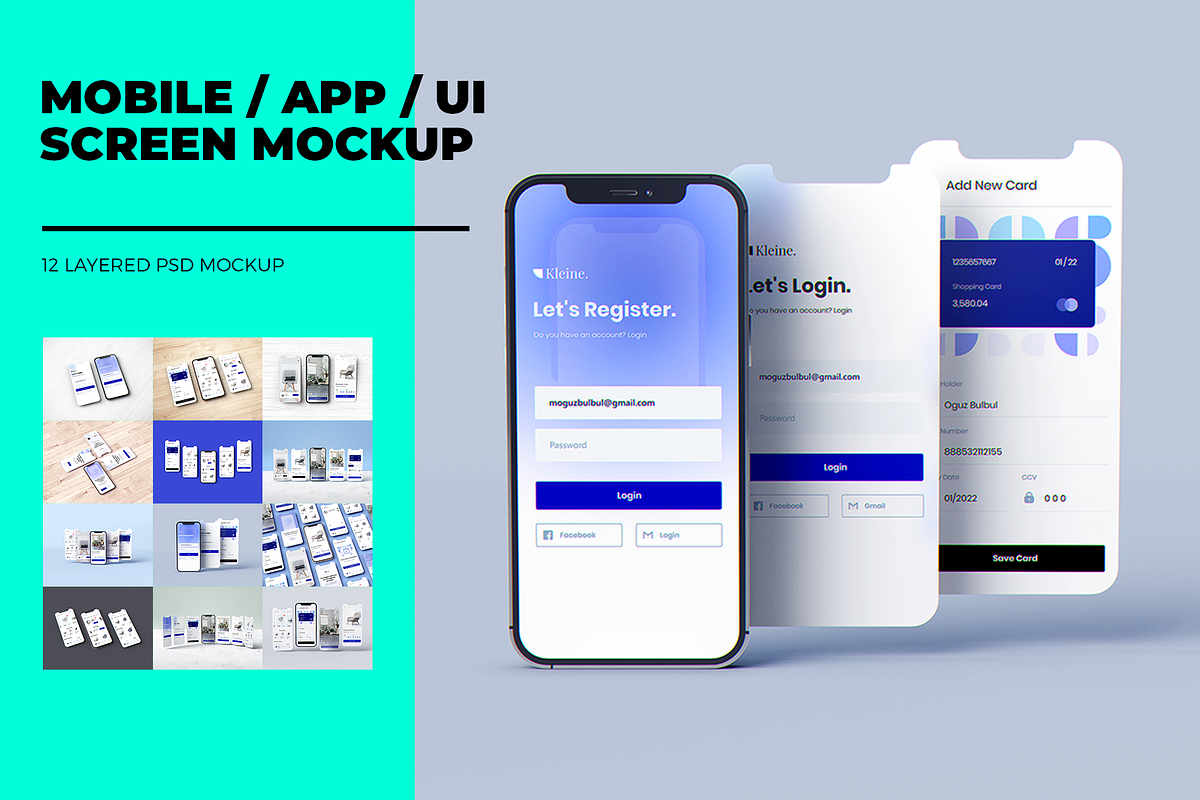Ultimate Phone Screen Mockup Kit, an iPhone Mockup by coloformia (Photo 1 of 14)