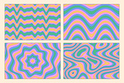 24 Groovy Psychedelic Backgrounds, a Background Graphic by Graphic Goods (Thumbnail 4 of 15)