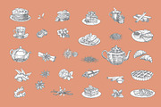 Tea and desserts set, a Graphic by Evgeniia Lanskikh (Thumbnail 9 of 10)