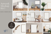 Artwork Frame Mockup Photo Bundle, a Poster Template by Octopus_Vibes (Thumbnail 1 of 16)