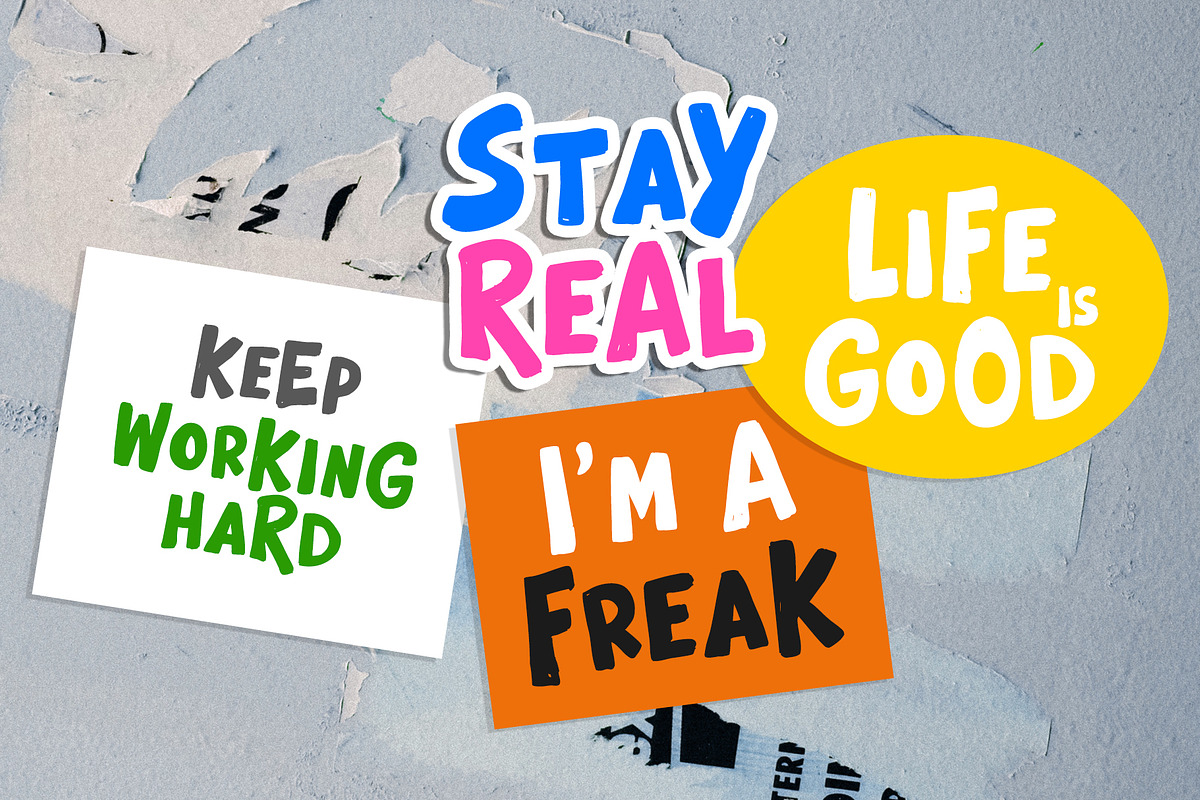 Rushcaps – Bold All Caps Marker Font, a Handwritten Font by Weape Studio (Photo 6 of 10)
