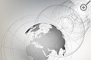 Bundle of 15Abstract 3D world globes, a Technology Illustration by VectorShop (Thumbnail 7 of 15)