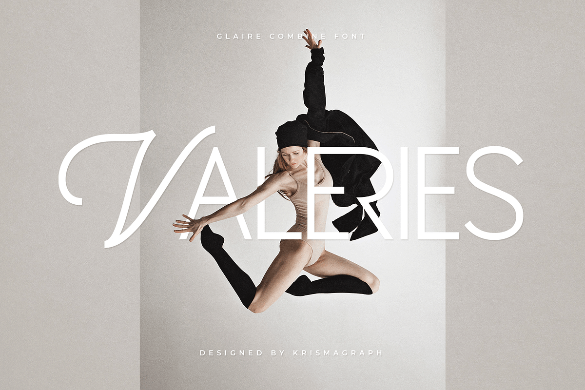 Glaire | Combined Font, a Sans Serif Font by Krismagraph (Photo 3 of 12)