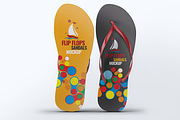 Flip Flops Sandals Mockup, an Advertising Mockup by Hubzway (Thumbnail 3 of 9)