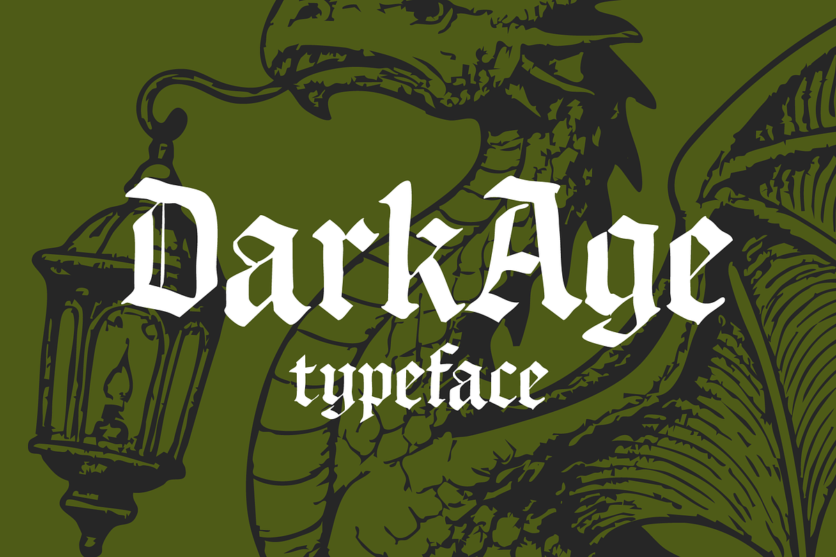 Medieval Sword Blackletter font, a Blackletter Font by Mark Skitsky (Photo 1 of 7)