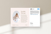 Canva Massage Therapist templates, a Social Media Template by LiliesandBerries (Thumbnail 19 of 21)