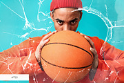 Broken Glass Overlays Photoshop, a Plug-in Add-On by FixThePhoto (Thumbnail 13 of 32)