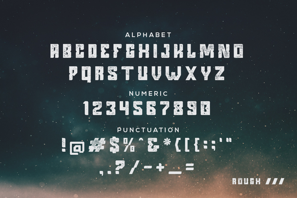 Argenos - Futuristic Font preview 3