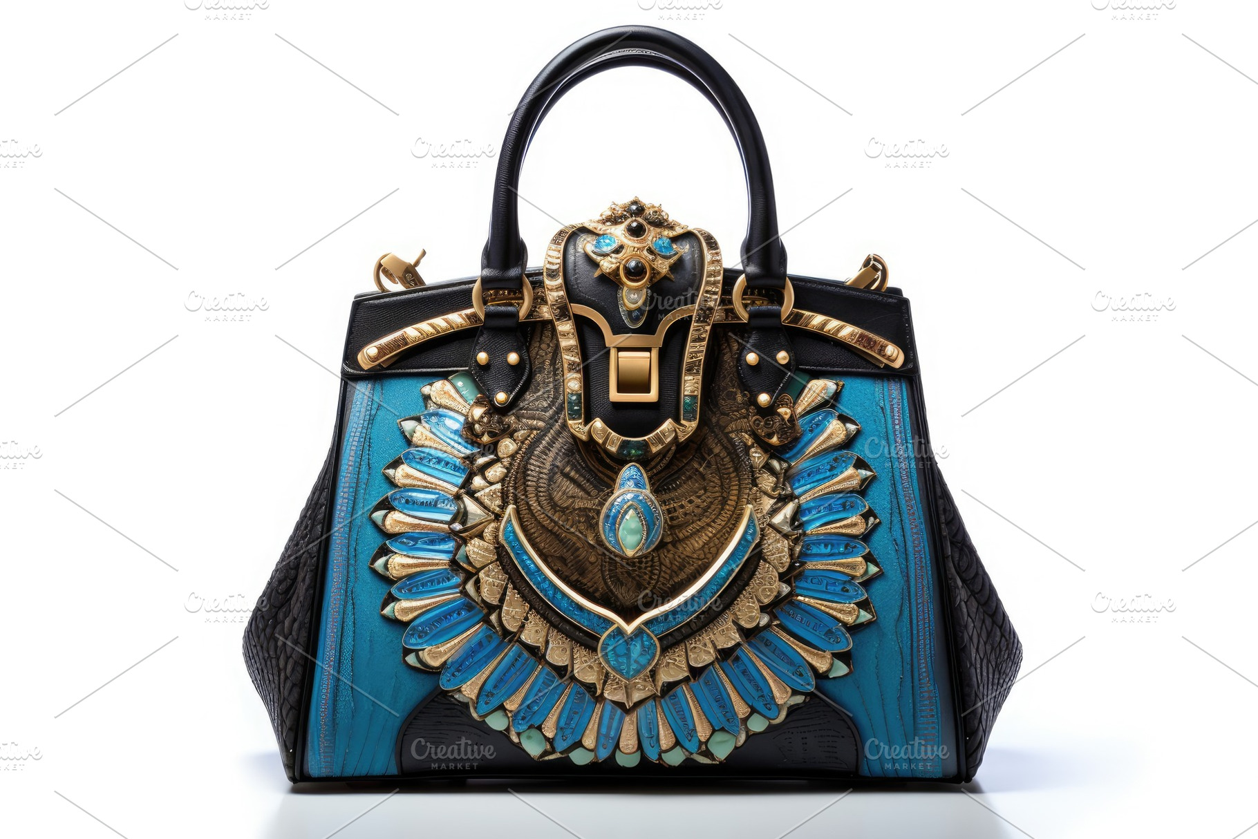 A stylish handbag featuring a beauti, a Photo by Iftikhar Alam