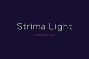 Strima Light, a Sans Serif Font by Nicolas Desle (Thumbnail 1 of 3)