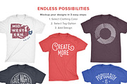 Next Level Tri-Blend T-Shirt Mockups, a Shirt Mockup by Brent Galloway (Thumbnail 5 of 5)