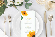 Sunflower Watercolor Wedding Suite, an Invitation Template by Love Design (Thumbnail 6 of 12)