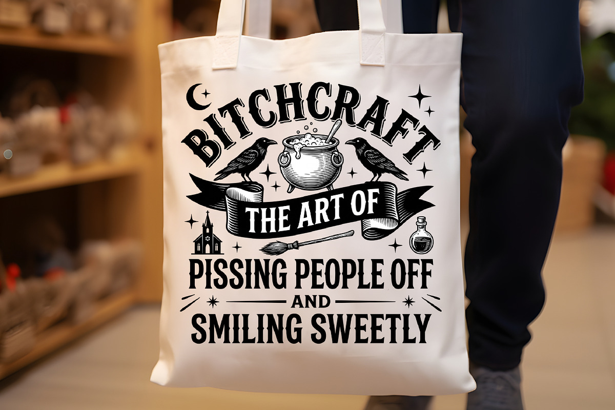 Funny Halloween PNG, Witch Png, a Work Illustration by Sublimation Artist (Photo 8 of 9)