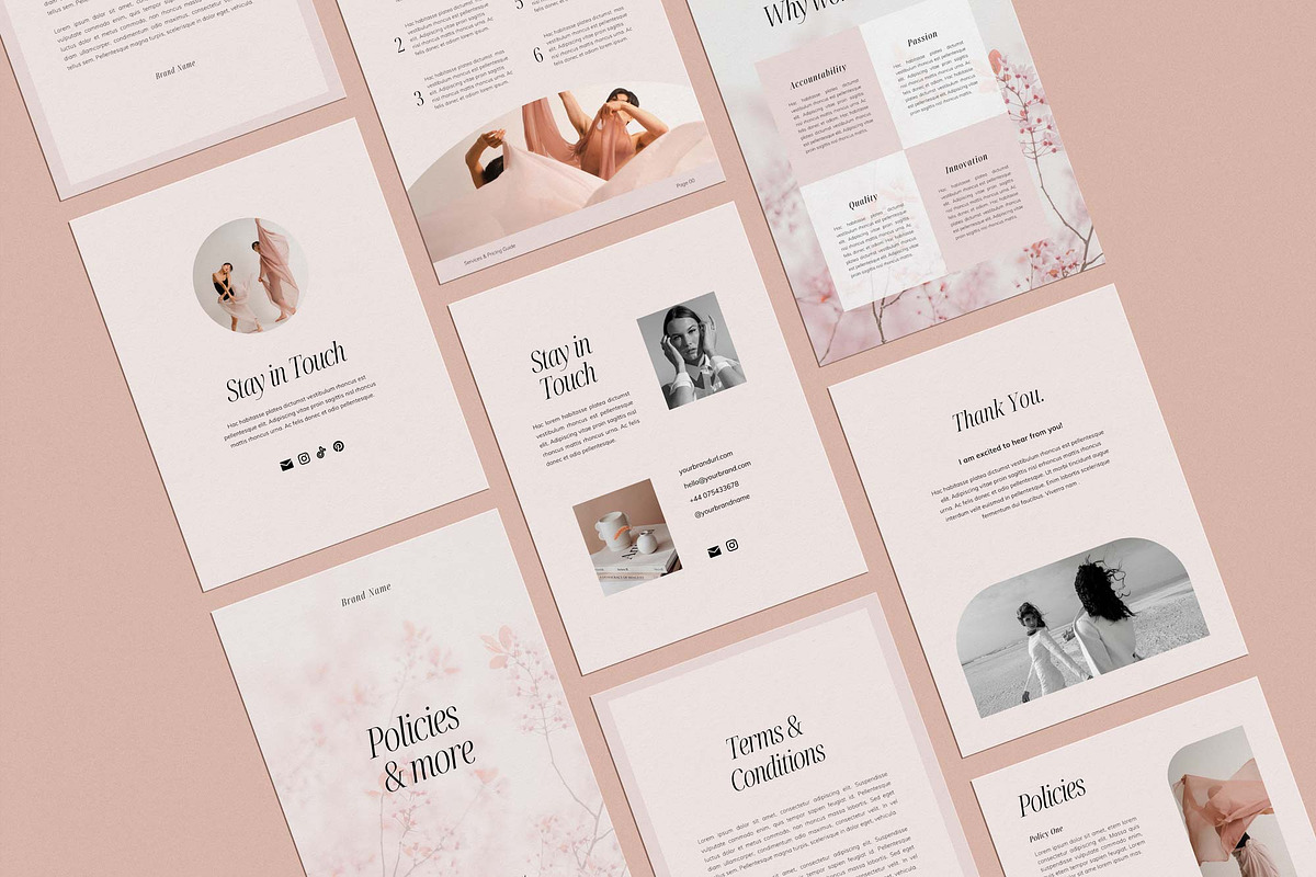 Services & Pricing Guide Template, a Magazine Template by Sierra Creative Studio (Photo 13 of 13)