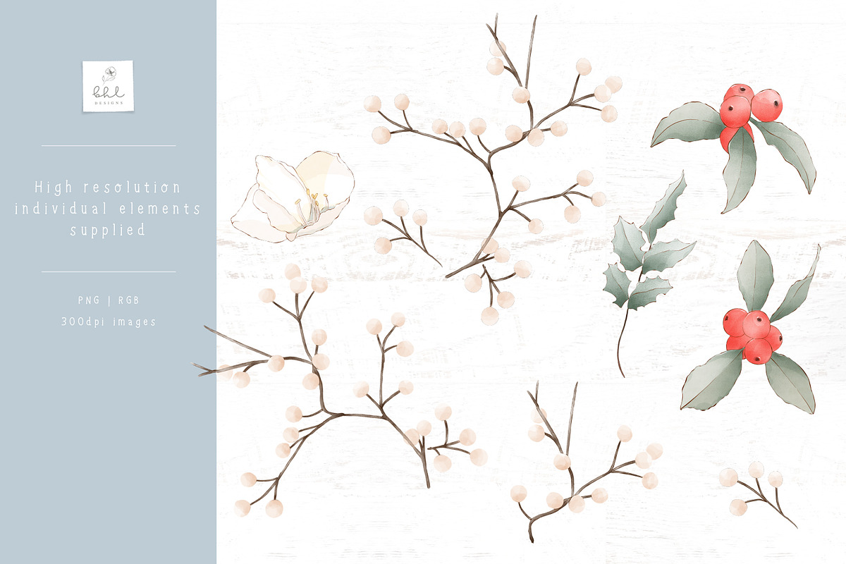 Christmas Seamless Patterns - White, a Pattern Graphic by bhldesigns (Photo 11 of 15)