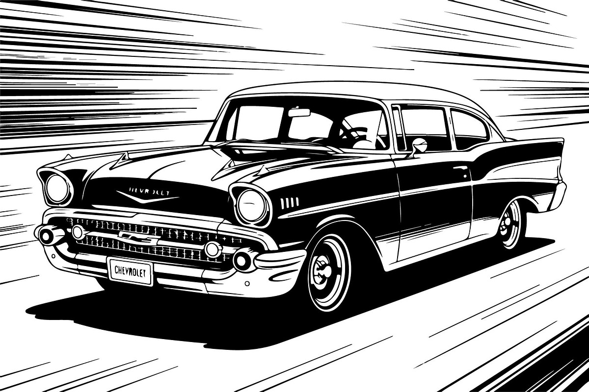 Vintage Speed Car SVG Bundle, an Object Graphic by Creativeshirt (Photo 5 of 12)