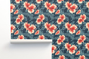 Repeat Pattern Hibiscus 6, a Pattern Graphic by Design Haus Gallery (Thumbnail 6 of 6)