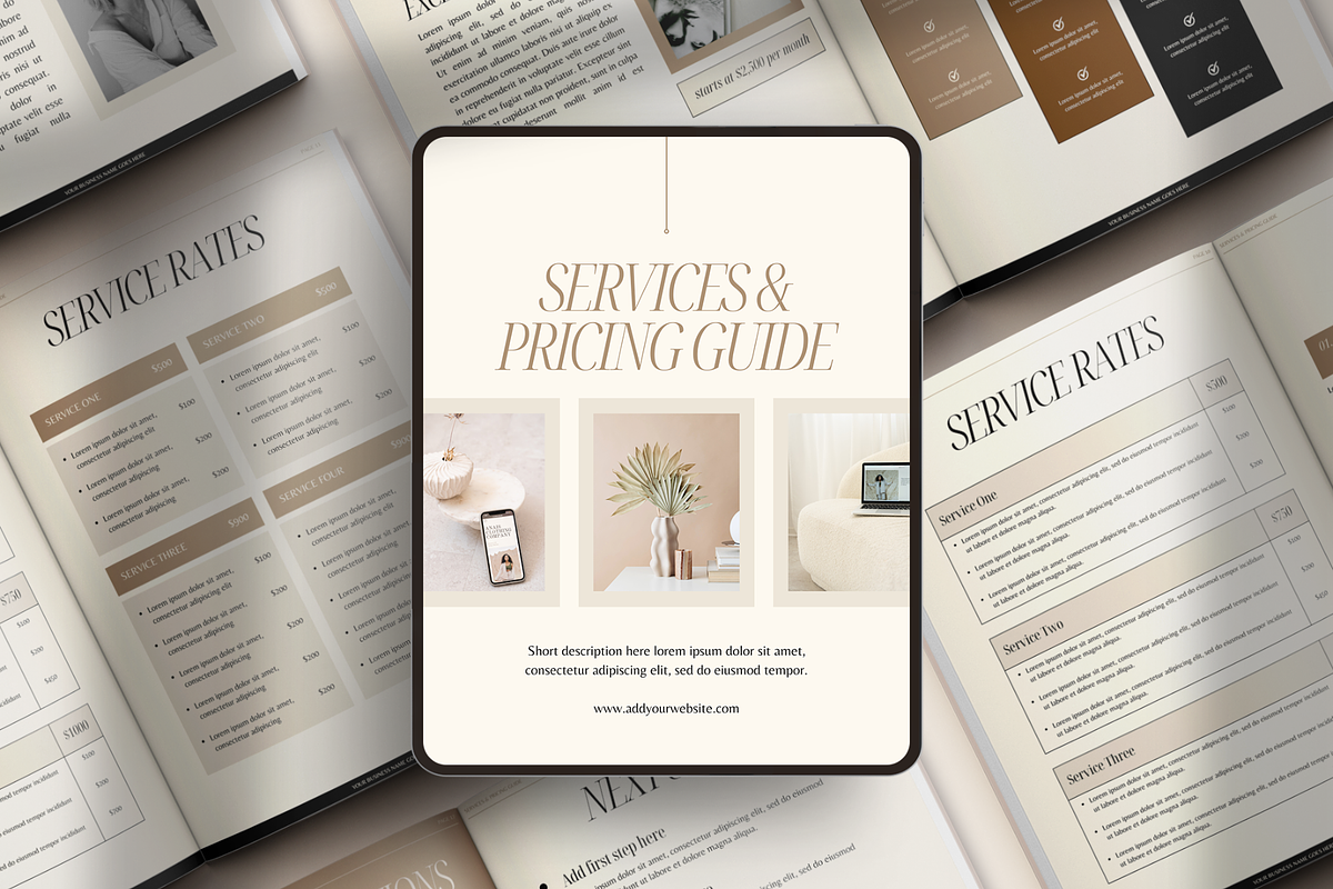 TERRA Services and Pricing Guide, a Marketing Template by Creatif Foundry (Photo 1 of 7)