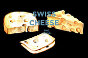 Swiss Cheese Illustrations, a Food Illustration by wedraw (Thumbnail 1 of 4)