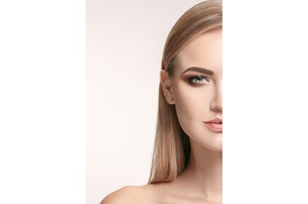 Beautiful girl face perfect skin featuring face, skin, and girl, a Person Photo by Volodymyr Melnyk