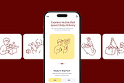 Delivery HandDrawn Doodles Bundle, an Outline Icon by Vectors Market (Thumbnail 5 of 11)