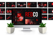 Redco - Red Fashion Powerpoint, a Presentation Template by Deepslide Studio (Thumbnail 4 of 6)