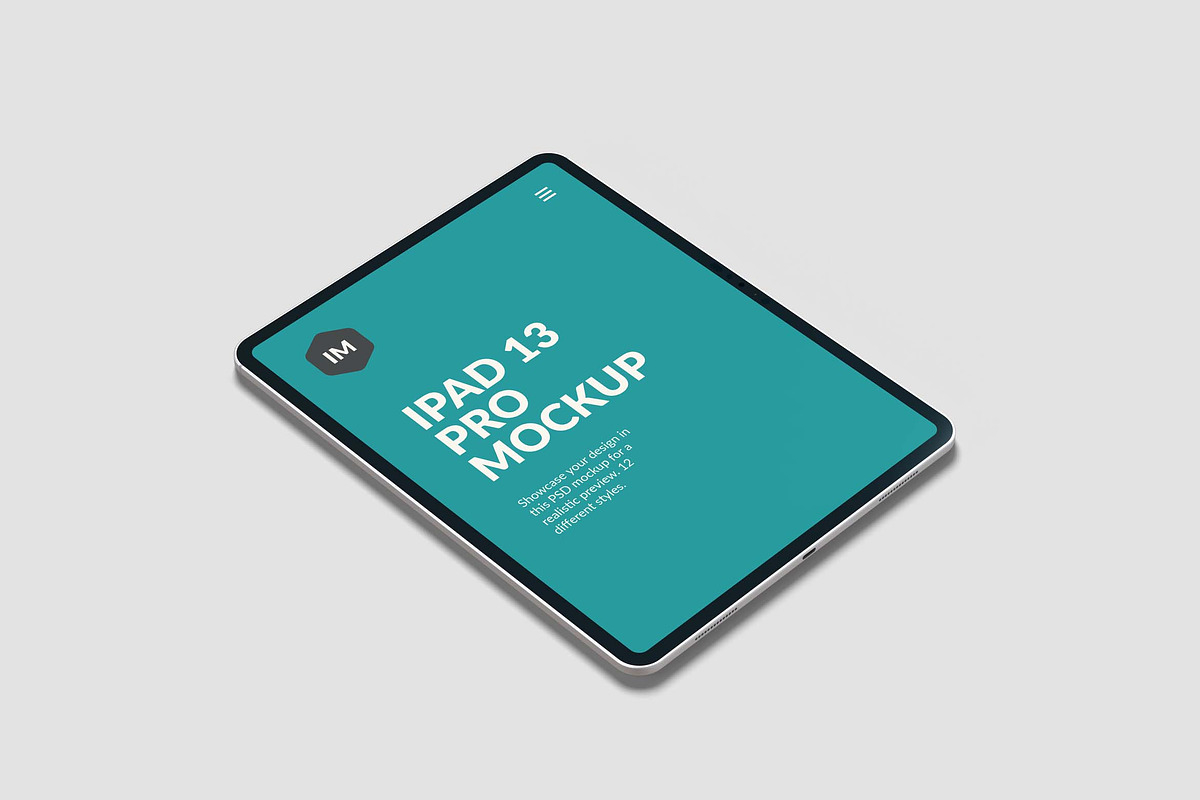 Ipad 13 Pro Mockup, an iPad Mockup by graphiccrew (Photo 6 of 13)