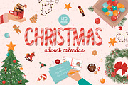 Christmas Advent Calendar, a Seasonal Illustration by Mio Buono (Thumbnail 1 of 11)