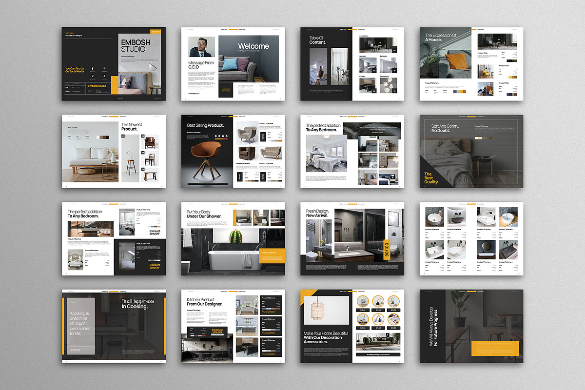 Design Interior Product Catalogue, a Magazine Template by VanillineGraph (Photo 8 of 8)