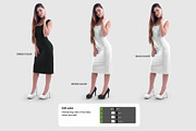 11 Women's Tight Dress Mockups, an Apparel Mockup by Grow Design Craft Studio (Thumbnail 3 of 6)