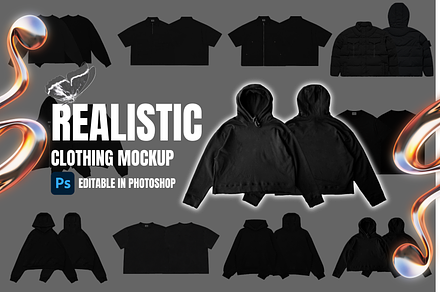 Realistic Clothing Mockup Design