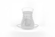 Tea Cup Mockup, a Merchandise Mockup by Qaleb Studio (Thumbnail 1 of 2)