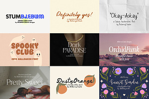 Modern Font Bundle 99% Off!