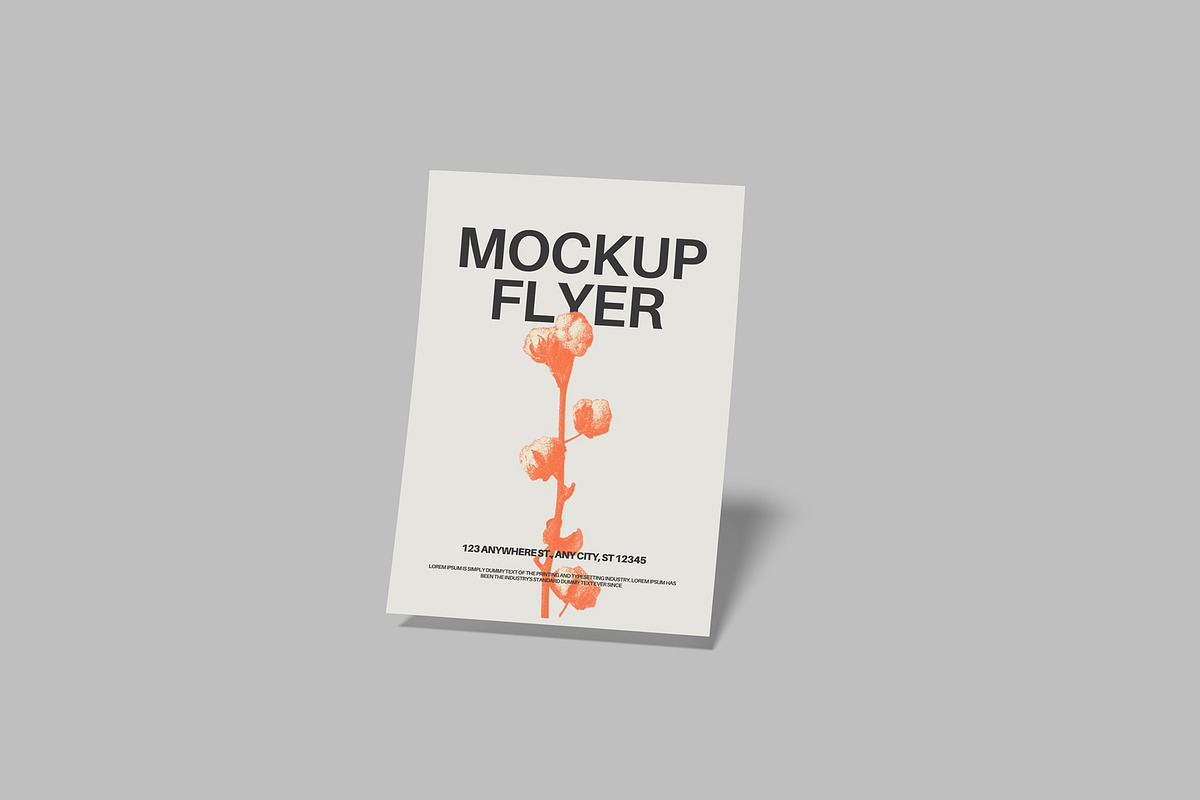Single Flyer Floating Set, a Books & Magazine Mockup by Lxadesign (Photo 7 of 10)