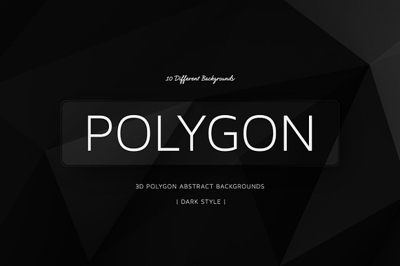 Polygon Dark Backgrounds | v5 preview 7