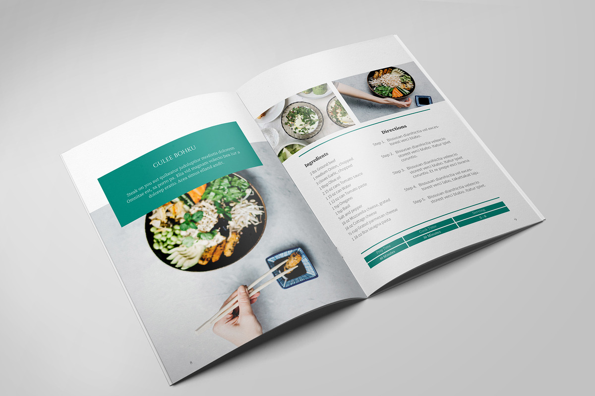 A5 Recipe Book, a Brochure Template by Bookrak Graphic Design (Photo 5 of 16)