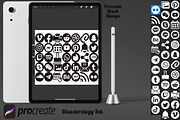 Social Media Marketing Icons Set 2, a Brush Add-On by Disasterology Ink (Thumbnail 2 of 10)