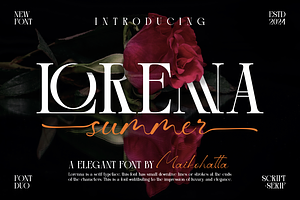 Lorenna - Elegant Duo Font