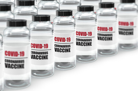 3D Render of Covid-19 Vaccine