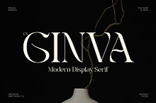 CS Ginva – Stylish Serif Font