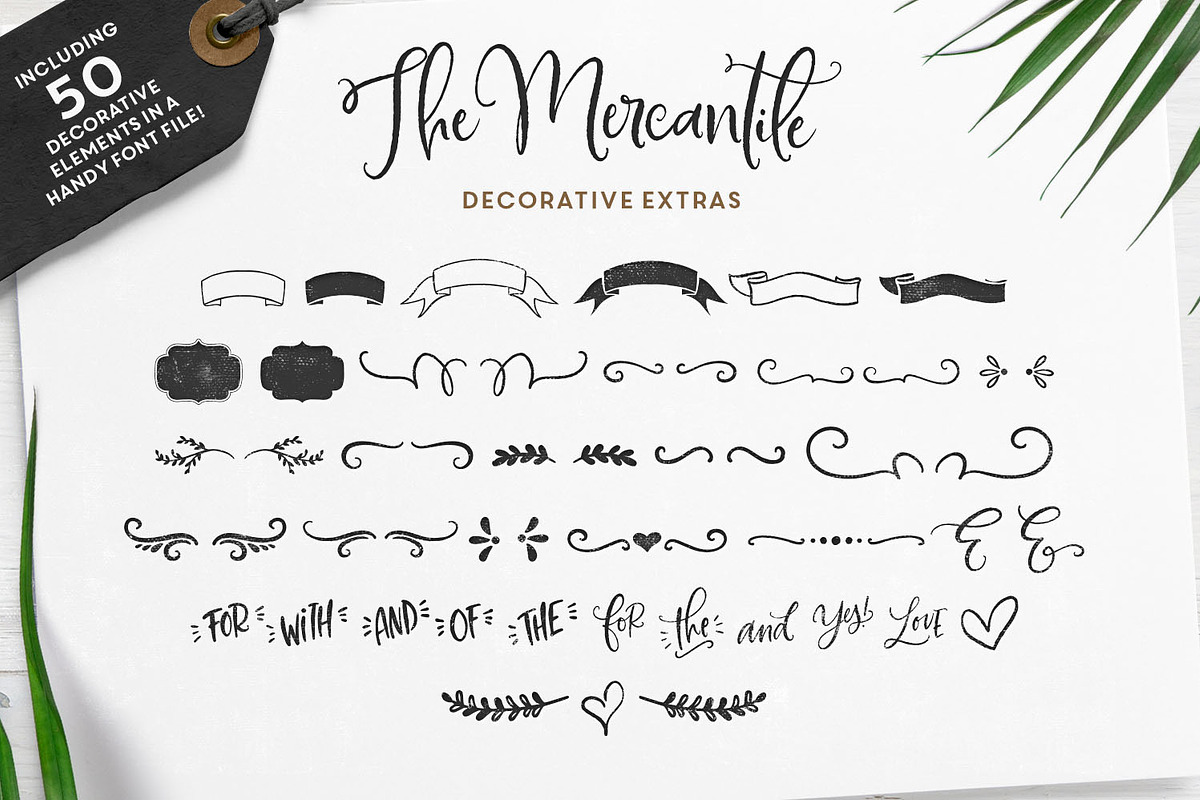 The Mercantile Font Family, a Handwritten Font by Callie Rian & Co. (Photo 10 of 15)