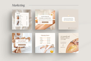 Canva Waxing Instagram Templates