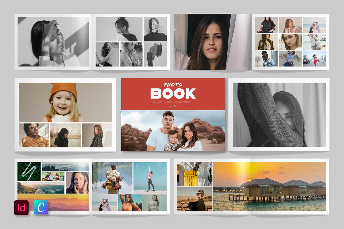 Photo Album Book Template, a Magazine Template by ElvinPrint (Photo 1 of 13)