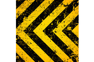 Warning sign with yellow and black, an Object Illustration by 32pixels