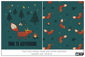 FOX CONCEPT PRINT AND PATTERN DESIGN